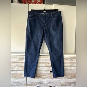 👖 Levi’s 711 Skinny Jeans Women’s Plus Size 22W Short Dark Wash Stretch Denim